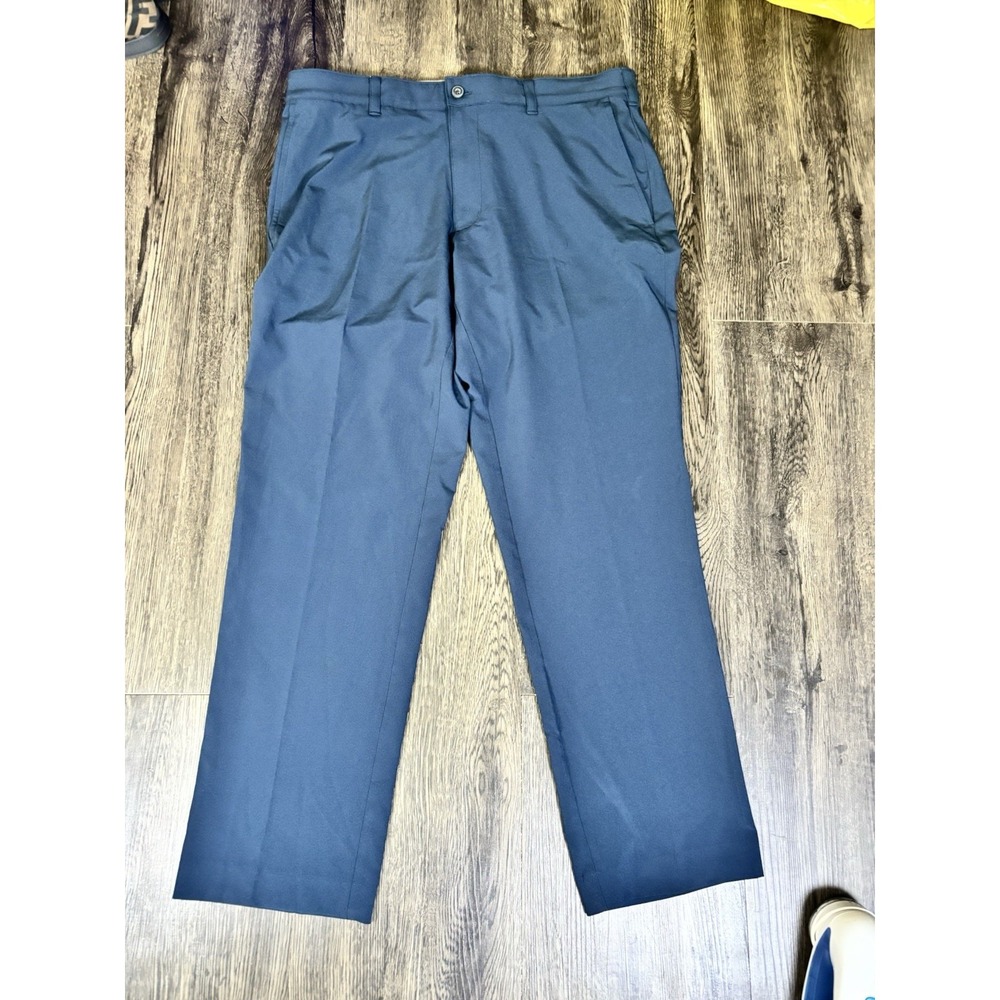 Ben Hogan Men's 34x30 Blue Stretch Straight‑Leg Pants – Casual Performance